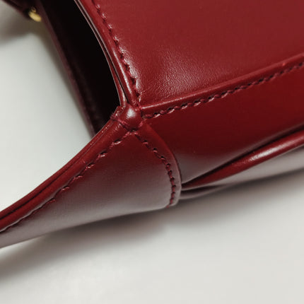 Gucci Jackie 1961 Mini Red Burgundy Leather Bag