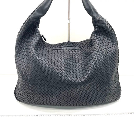 Bottega Veneta Veneta Hobo Maxi Black Leather 52-54cm