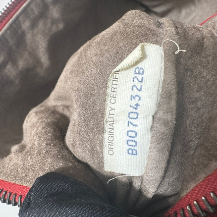 Bottega Veneta Sloane Shoulder Bag Burgundy Red Small 25cm