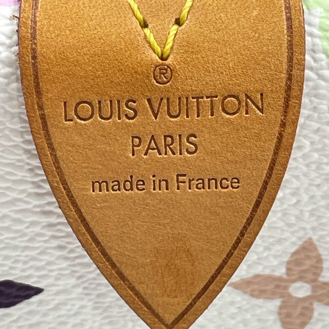 Louis Vuitton x Takashi Murakami Speedy 30 Lock White Multicolor