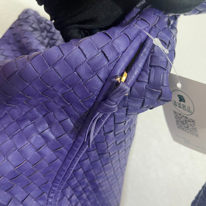 Bottega Veneta Hobo Bag Large Leather Purple 45cm