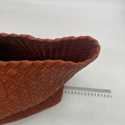 Bottega Veneta Cabat Tote Burnt Metallic Orange Intrecciato Leather 40cm