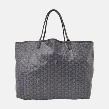 Goyard Saint Louis Tote GM Large Grey Goyardine Canvas
