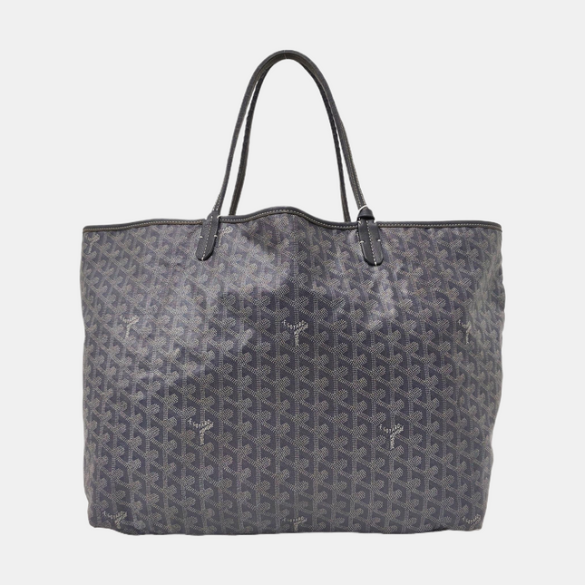 Goyard Saint Louis Tote GM Large Grey Goyardine Canvas