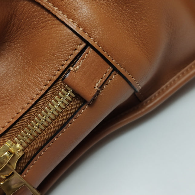 Loewe x Star Wars Amazona Medium 36 Tan Brown Stamps Leather With Strap