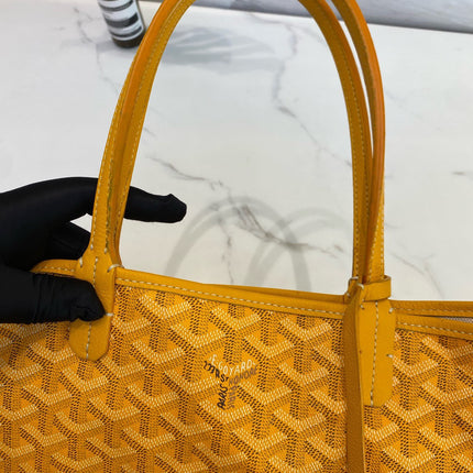 Sold Goyard Saint Louis Tote 2014 PM Medium Yellow