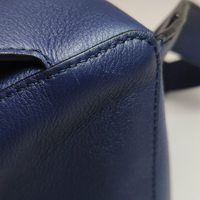 Loewe x Howl's Moving Castle Studio Ghibli Calcifer Puzzle Belt Bag Small Navy