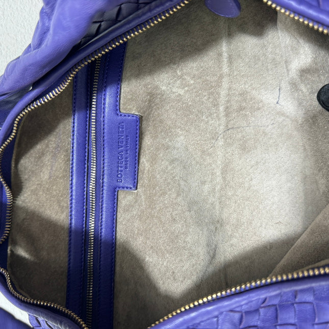 Sold Bottega Veneta Hobo Bag Large Purple Leather 50cm