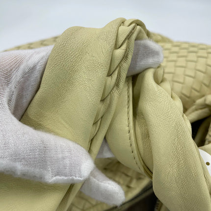 Bottega Veneta Belly Hobo Intrecciato Pale Yellow Large 50cm