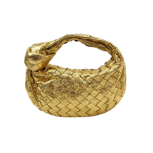 Bottega Veneta Jodie Mini Gold Leather Rare