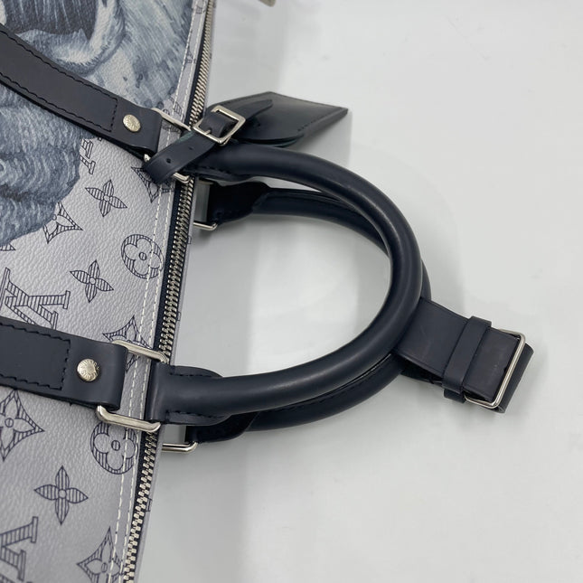 Louis Vuitton x Chapman Brothers Keepall 45 Bandouliere Lion Elephant