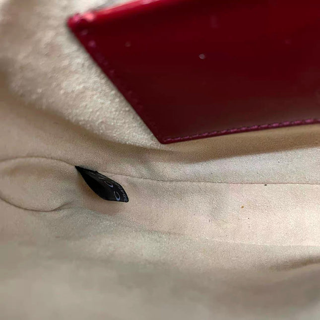 Gucci Jackie 1961 Mini Red Burgundy Leather Bag