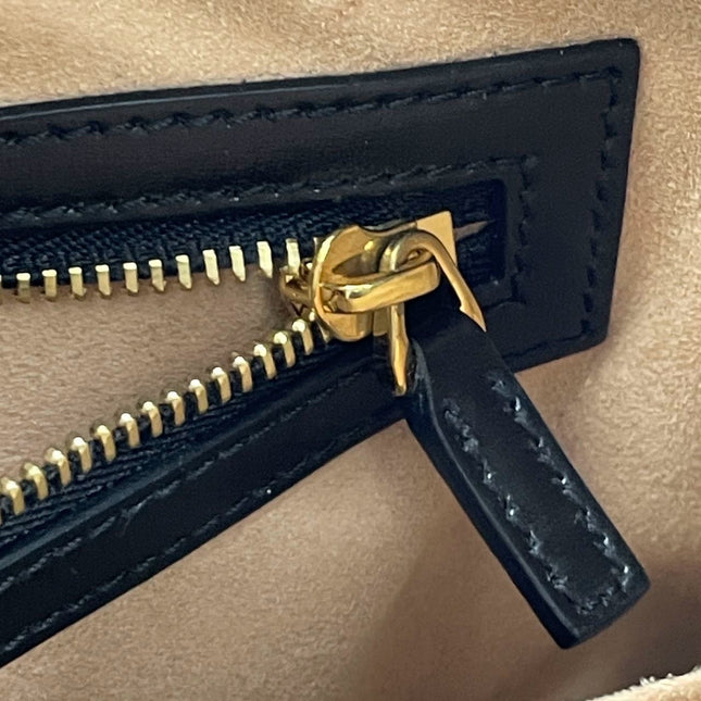 Sold Gucci Jackie 1961 Black Leather Bag Small with Adjustable Strap