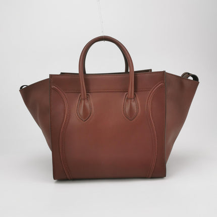 Celine Phantom Mini Burgundy Leather 30cm