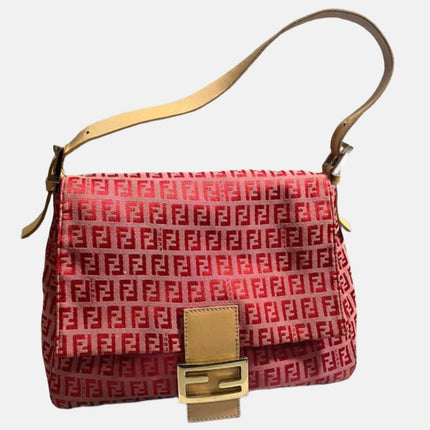 Sold Fendi mamma baguette pink zucchini print-Luxbags