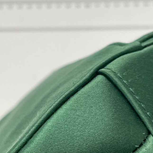 Dior Saddle Mini 2019 Silk Emerald Green with crystals