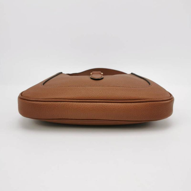 Gucci Jackie 1961 Tan Brown Pebbled Leather Bag Small