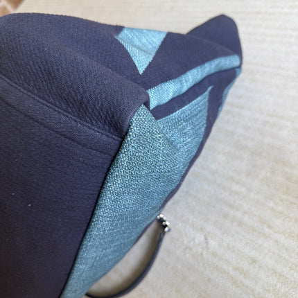 Chanel Deauville Tote Medium Navy Denim Top Handle