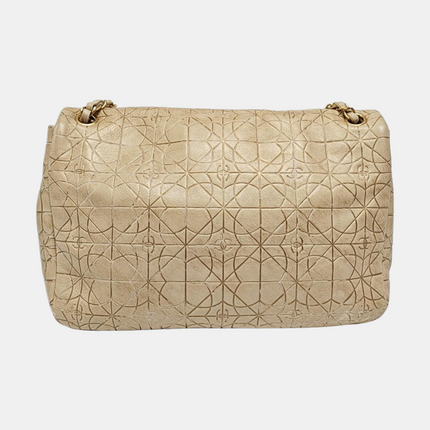 Chanel Paris-Moscou Moujik Flap Bag Beige Gold Lambskin Flap Bag