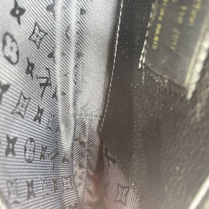 Louis Vuitton Avant-Garde Pochette Clutch Suede Leather Crystal Logo, 2011