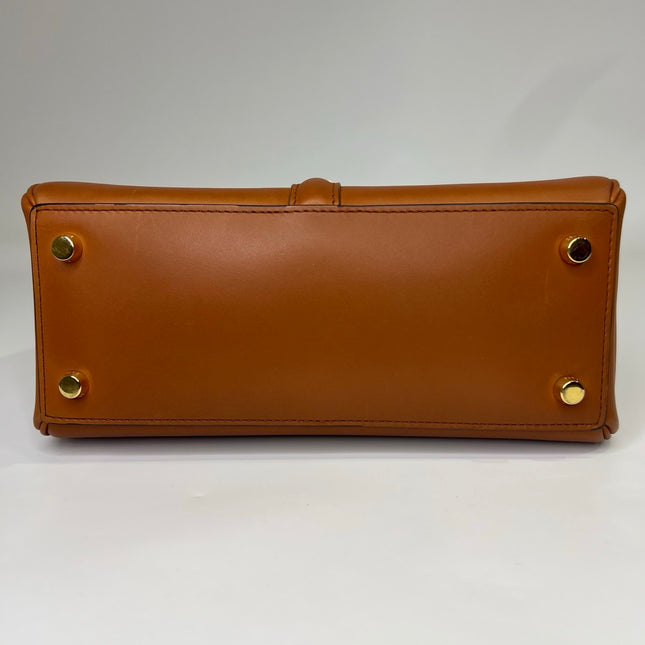 Celine 16 Bag Small Caramel Natural Tan Smooth Calfskin Leather