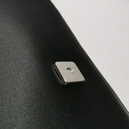 Fendi Baguette Black Silk Crystal Buckle Crossbody Bag