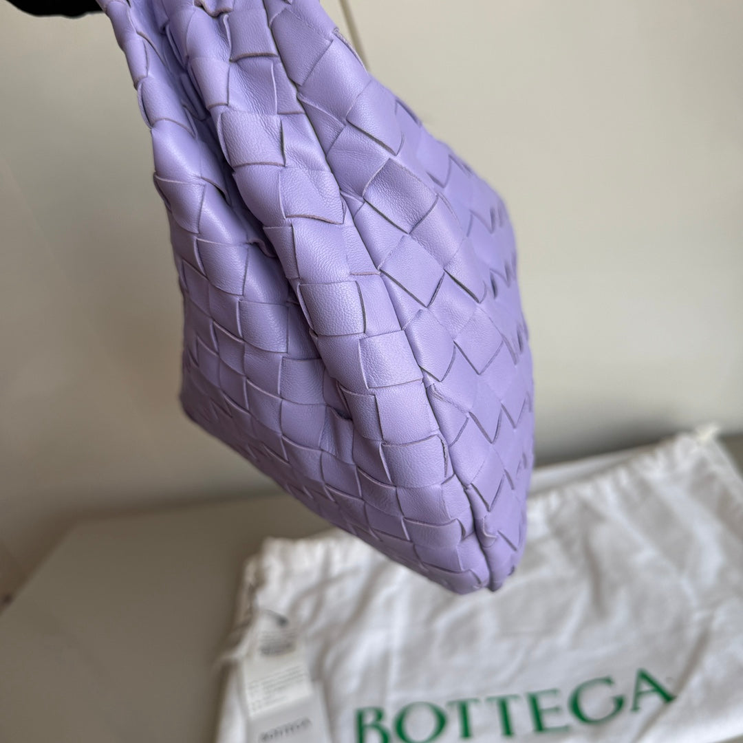 Bottega Veneta Teen Jodie Small Lambskin Leather Lightening Lilac Purple 36cm