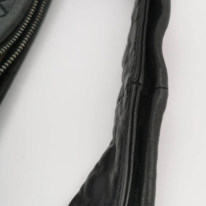 Sold Bottega Veneta Intrecciato Hobo Bag Medium Black Lambskin leather 45cm