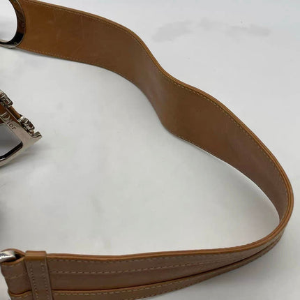 Dior Flight Medium Tan Brown Calfskin Leather Shoulder Bag