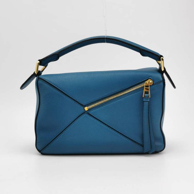 Loewe x Spirited Away Studio Ghibli Collection Puzzle Small Blue Crossbody Bag