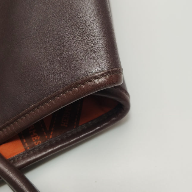 Hermes Garden Party 30 Swift Leather Chocolate Brown 47 Tote