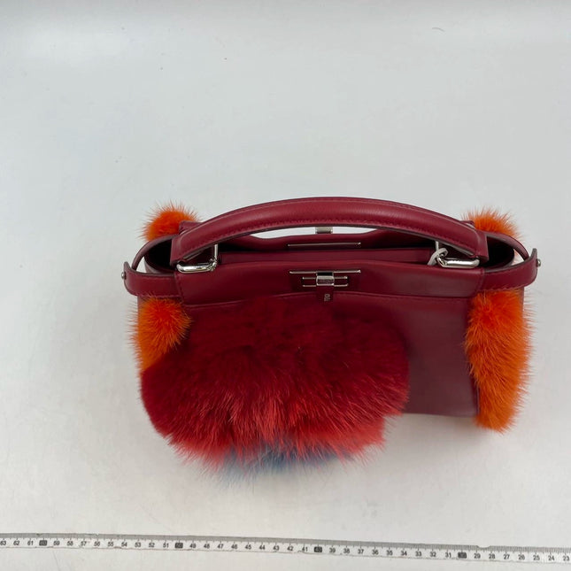Sold Fendi Peekaboo Red Leather