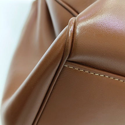 Celine Soft 16 Bag Medium Caramel Natural Tan Smooth Satin Calfskin Leather