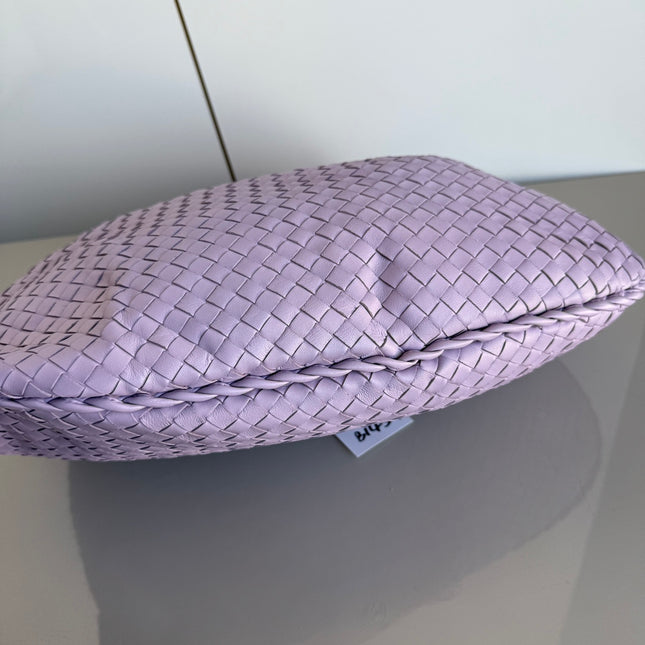Bottega Veneta Hobo Bag Lambskin leather Lilac Purple Large 47cm