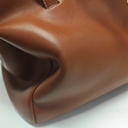 Celine Soft 16 Bag Large Caramel Natural Tan Smooth Satin Calfskin Leather