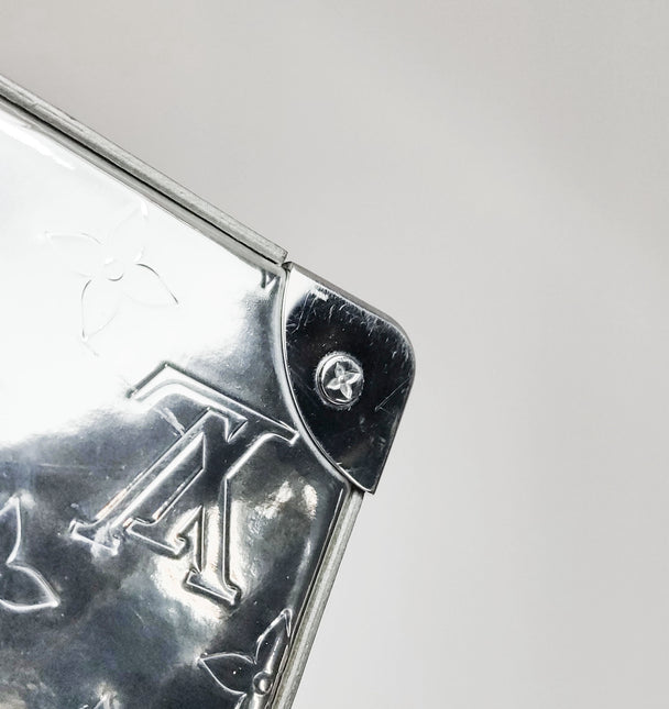 Louis Vuitton Soft Trunk Silver Patent Leather Monogram Crossbody Bag