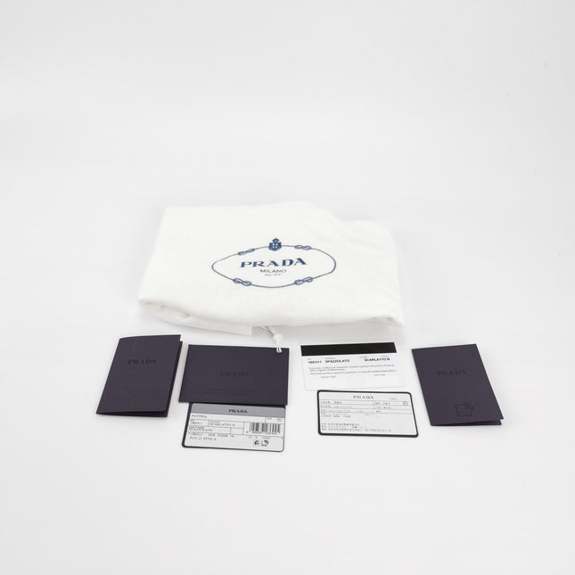 Sold Prada Cleo Flap Red Leather Small Shoulder bag