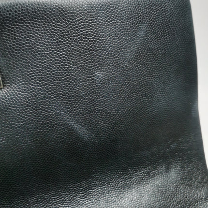 Chanel Coco Handle Medium Black Caviar Leather Silver Hardware, 2016