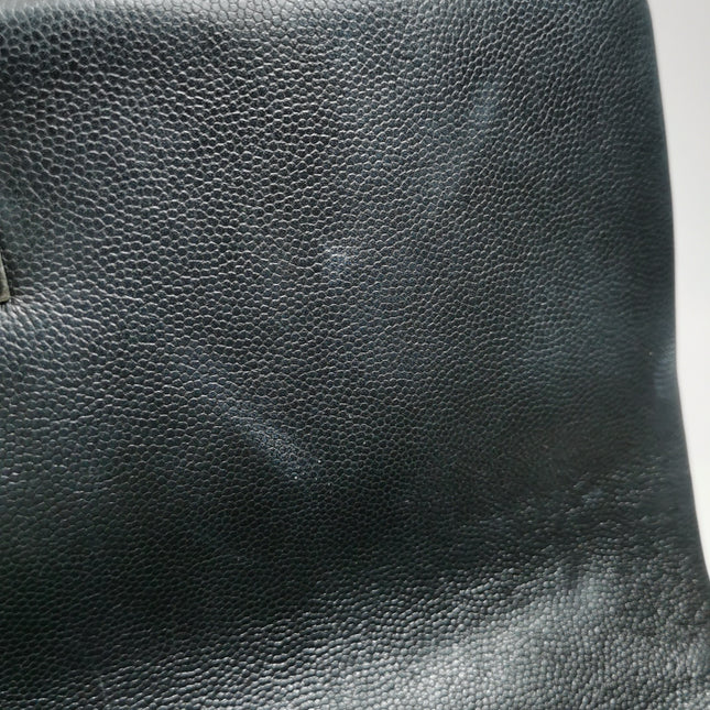 Chanel Coco Handle Medium Black Caviar Leather Silver Hardware, 2016