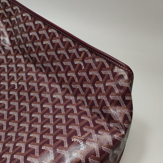Goyard Anjou PM Medium Tote Burgundy Reversible Leather Lining