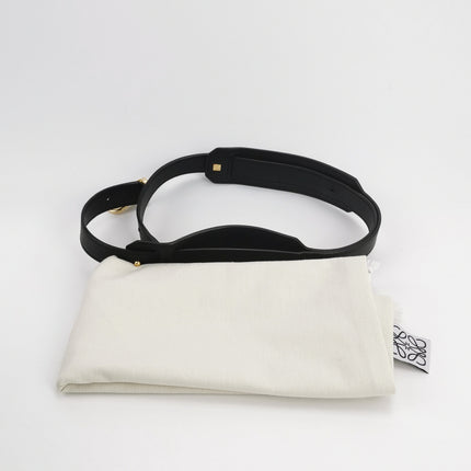 Loewe Puzzle Medium Brown Leather and Tweed Shoulder Bag