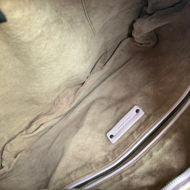 Bottega Veneta Hobo Bag Lambskin leather Lilac Purple Large 47cm