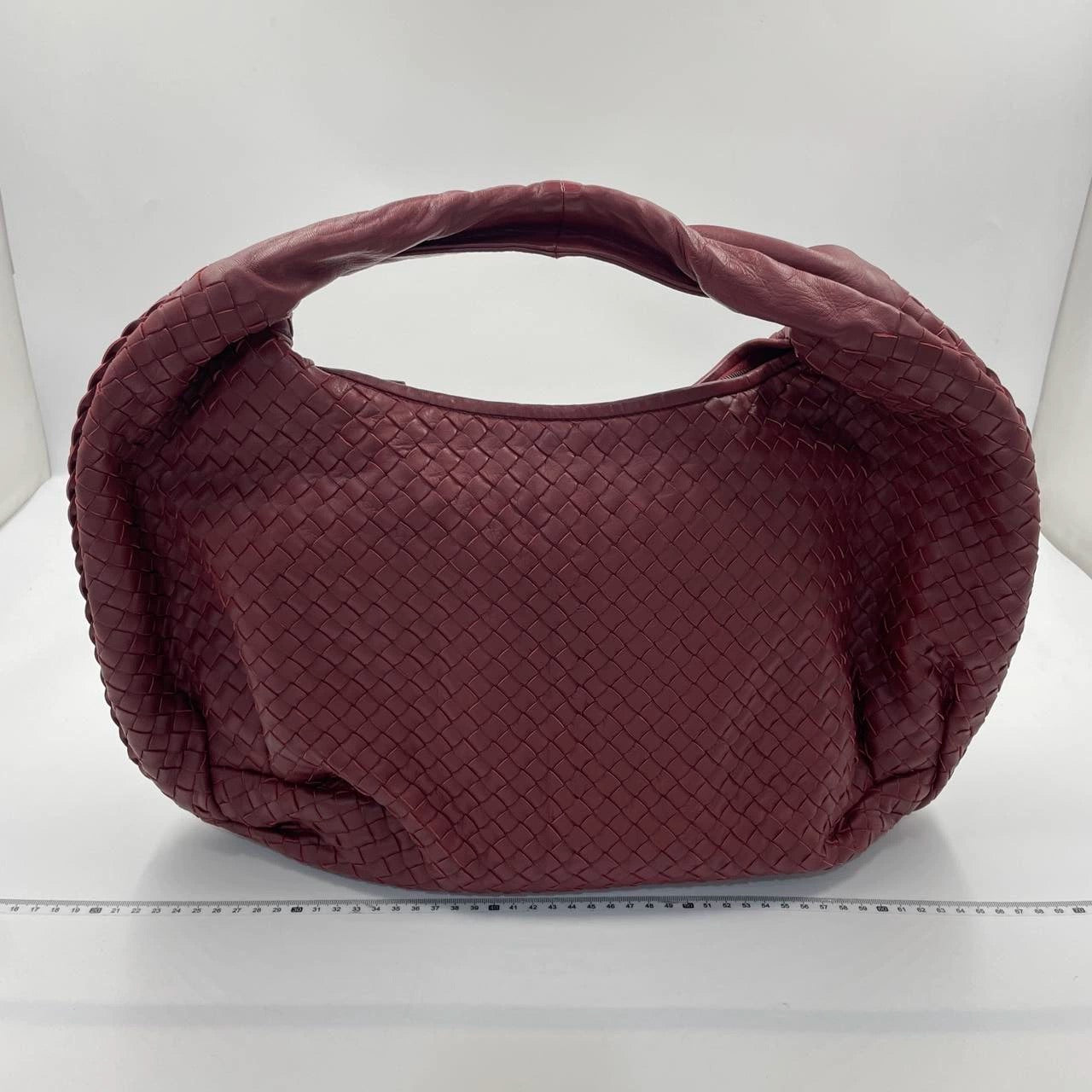 Bottega Veneta Belly Hobo Intrecciato Burgundy Large 50cm-Luxbags