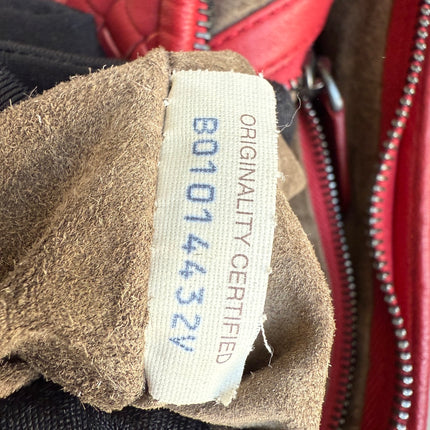 Bottega Veneta Veneta Hobo Maxi Dark Red Leather 51cm