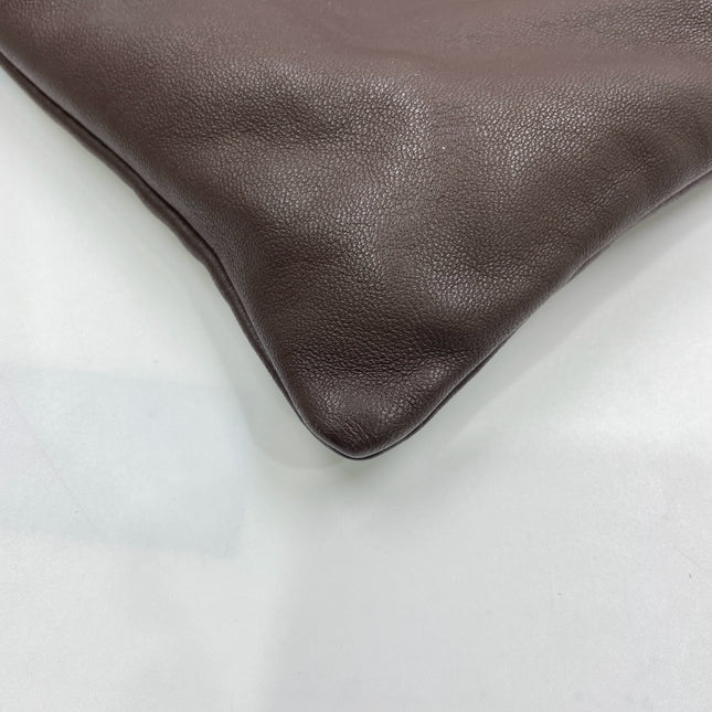 Bottega Veneta Maxi Convertible Tote Dark Chocolate Brown Smooth Leather 55cm