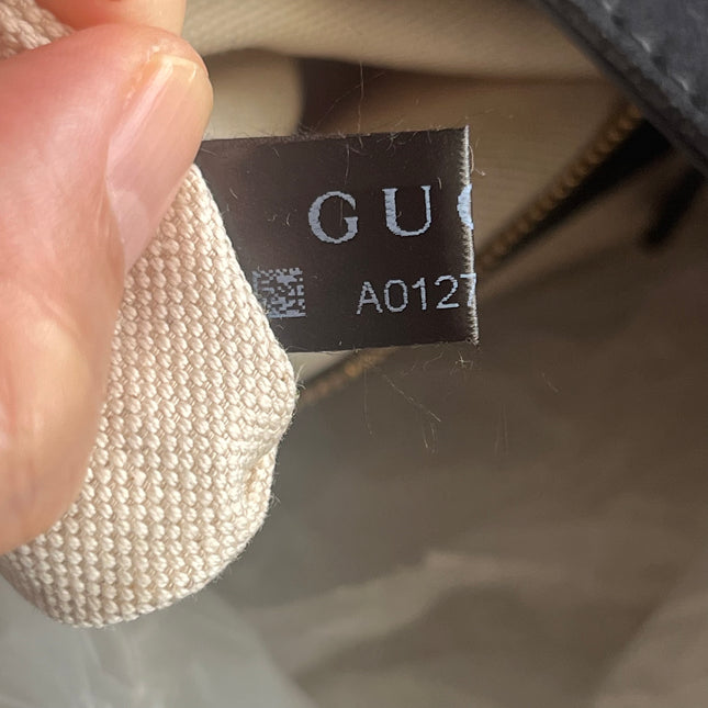 Gucci Jackie 1961 Medium Black Suede Leather Bag