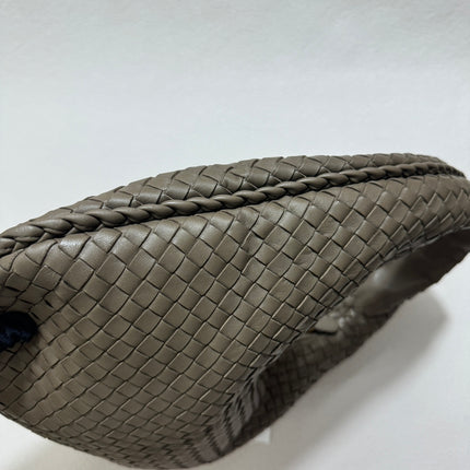Sold Bottega Veneta Hobo Bag Lambskin leather Grey Medium 40cm