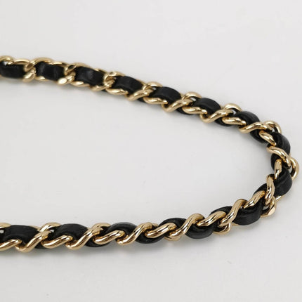 Sold Chanel East West Chocolate Bar Black Leather