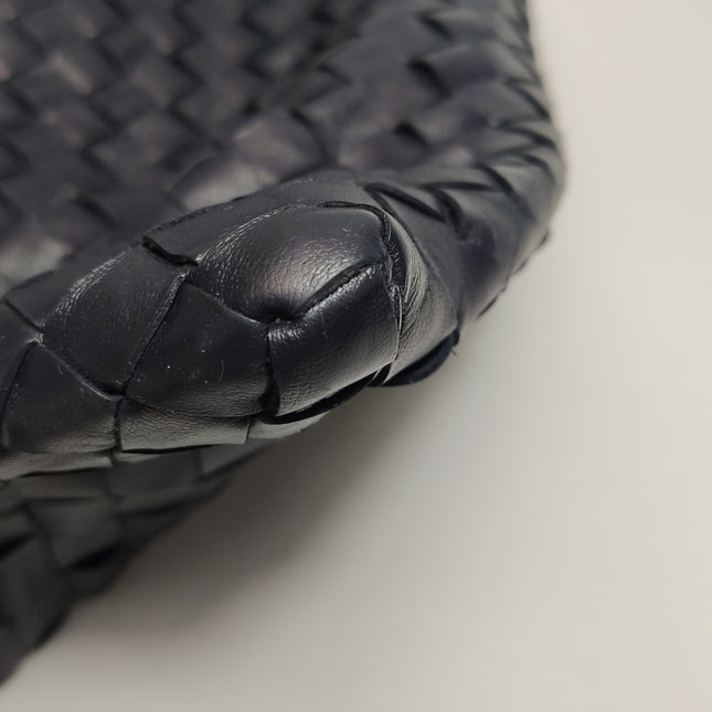 Bottega Veneta Hop Large Leather Navy Hobo Bag 55cm