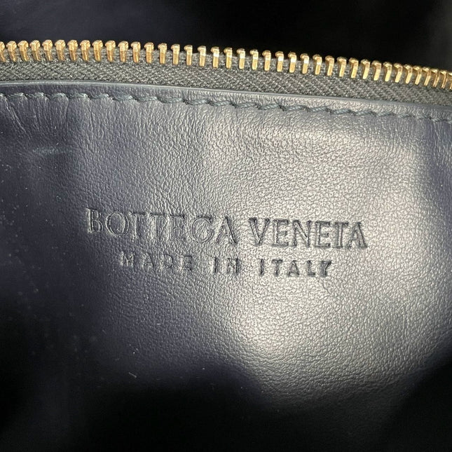 Bottega Veneta Hop Large Leather Navy Hobo Bag 55cm